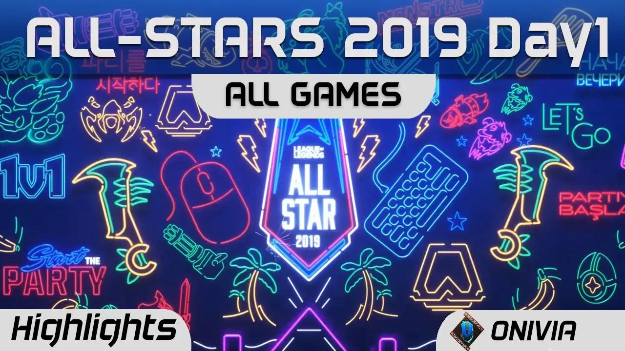 Full Day1 Highlights LoL All Stars 2019 By Onivia thumbnail