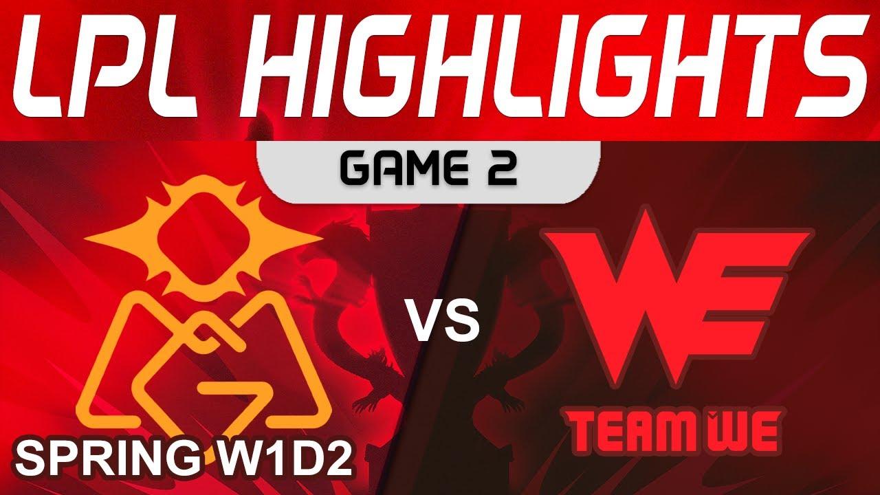 OMG vs WE Highlights Game 2 LPL Spring Split 2024 Oh My God vs Team WE by Onivia thumbnail