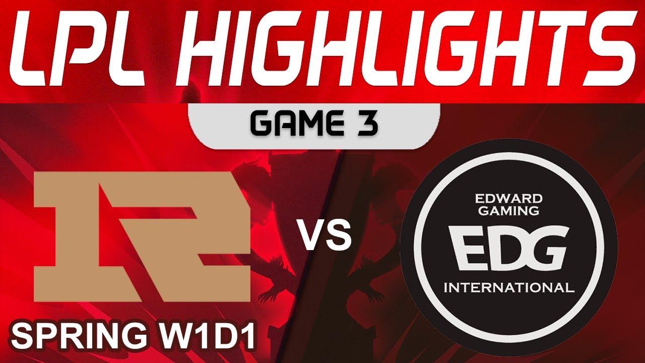 RNG vs EDG Highlights Game 3 LPL Spring Split 2024 Royal Never Give Up vs EDward Gaming by Onivia thumbnail