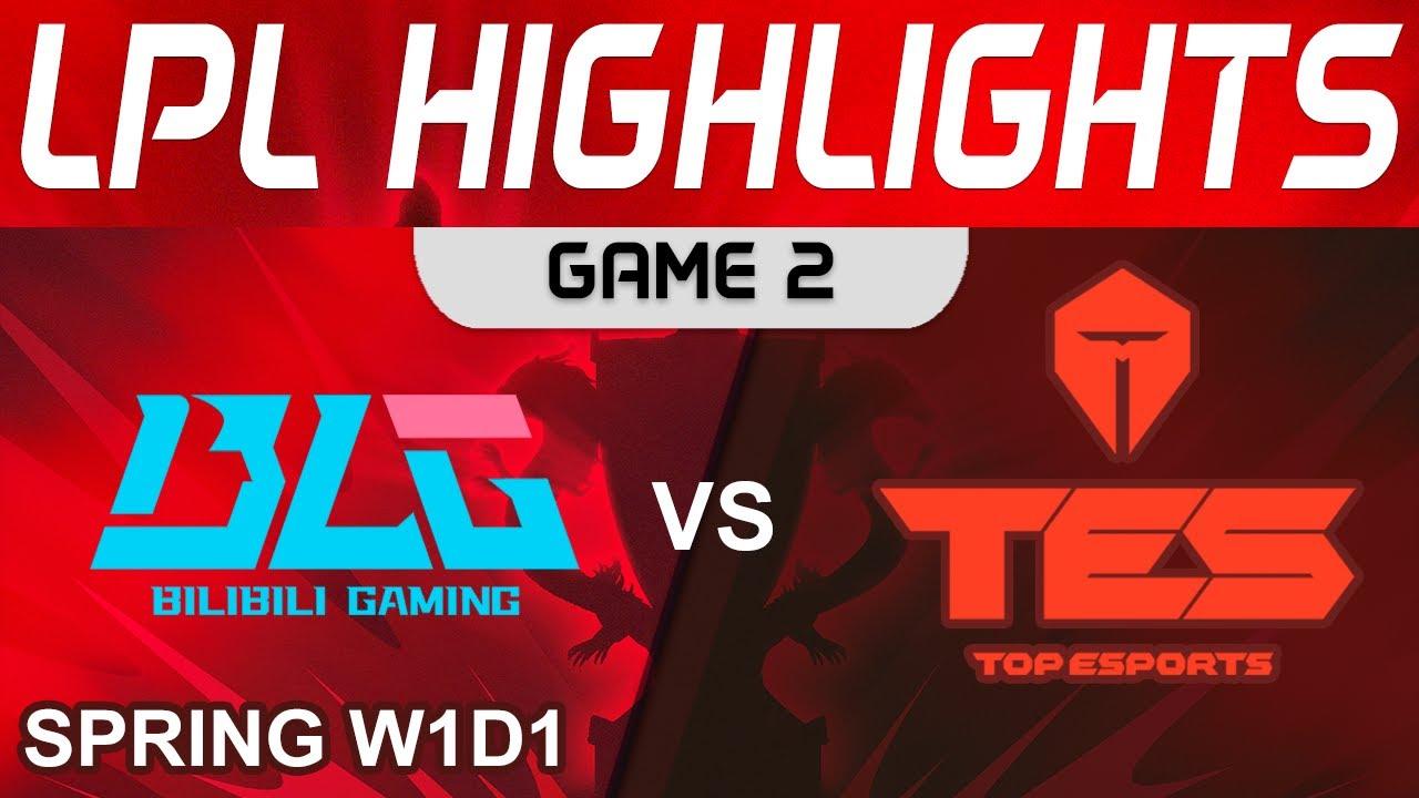 BLG vs TES Highlights Game 2 LPL Spring Split 2024 Bilibili Gaming vs Top Esports by Onivia thumbnail