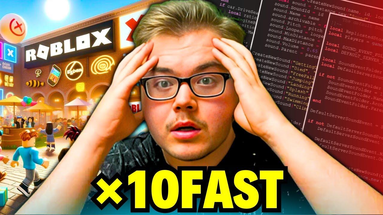 Scripting Your First Roblox Game in 100 Seconds thumbnail