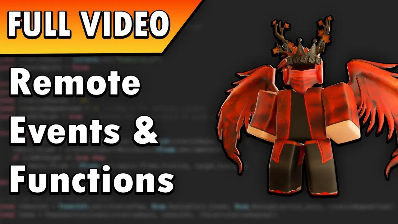 RemoteEvents & RemoteFunctions: Roblox Studio Scripting thumbnail