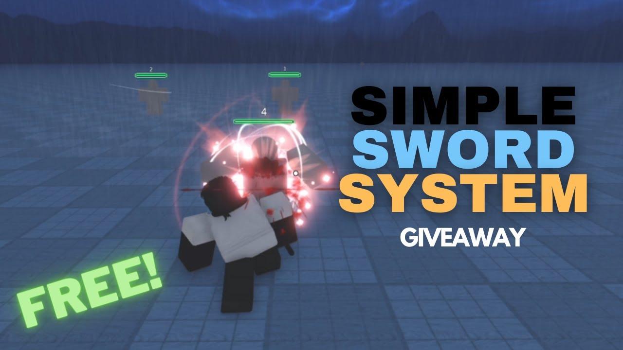 Simple Sword Combat System V2 Giveaway [FREE] | Roblox Studio thumbnail