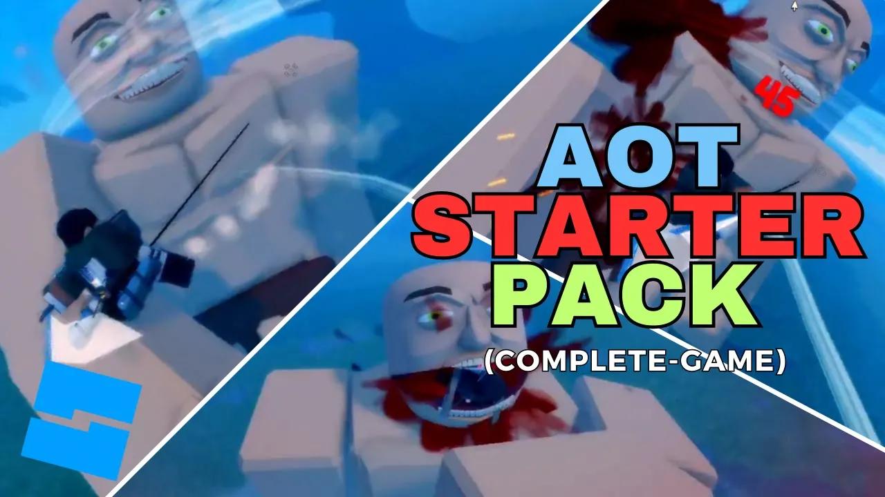 (60% SALE) AOT Full Starter Pack | Roblox Studio (COMPLETE-GAME) thumbnail