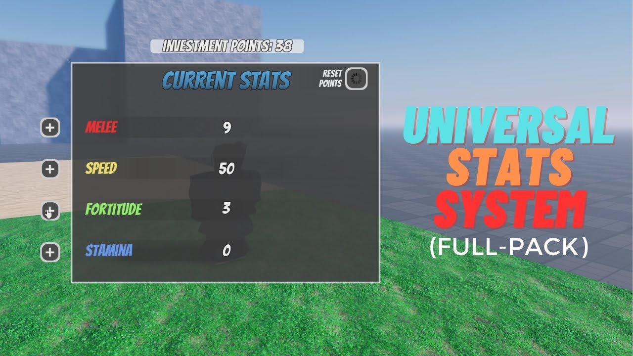 Roblox Studio - Universal Stat System | Investment Points + Scaling (60% SALE!) thumbnail