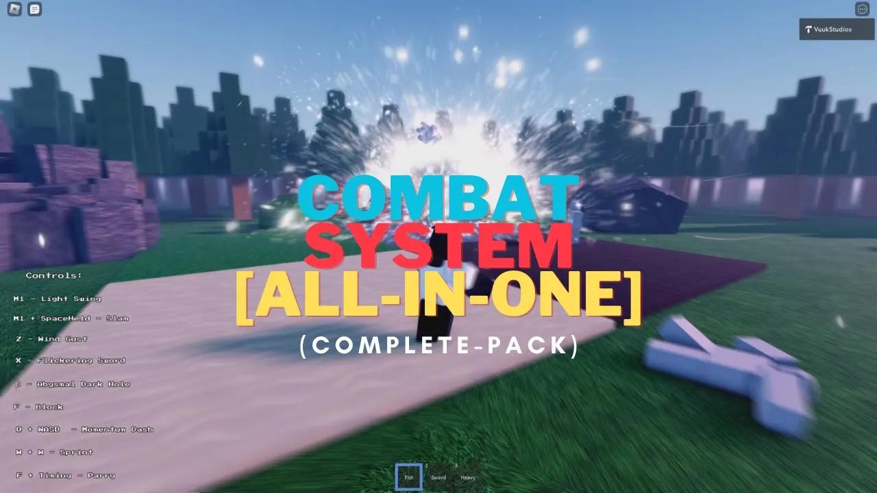 Roblox Studio - Combat System [ALL-IN-ONE PACK] | Heavy + Fist + Sword Weapon thumbnail