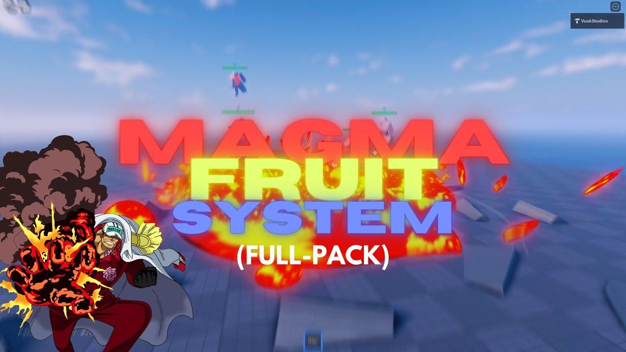 (60% SALE!) Magma Fruit Roblox System (FULL-PACK) | Roblox Studio thumbnail