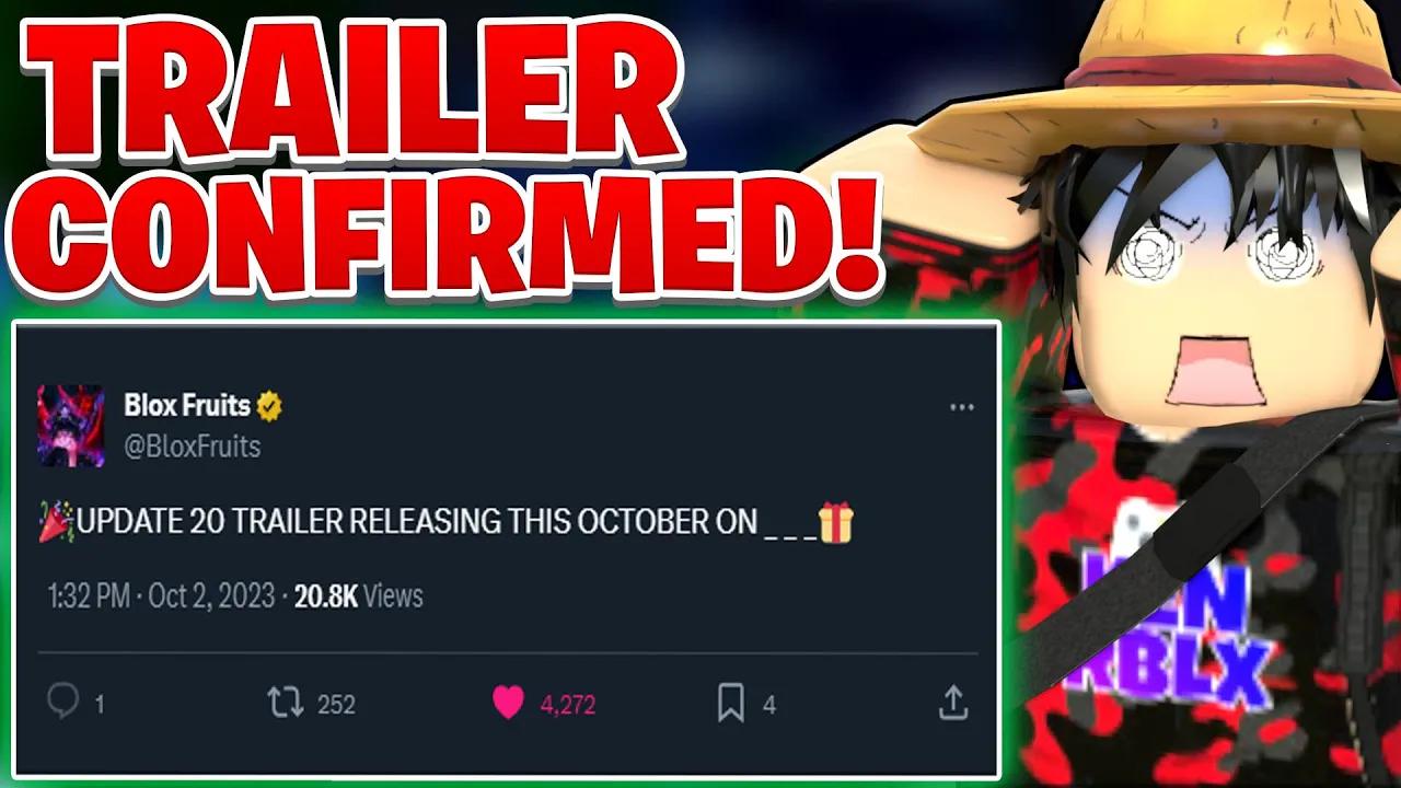 BLOX FRUITS UPDATE 20 TRAILER CONFIRMED & RELEASE DATE!! thumbnail