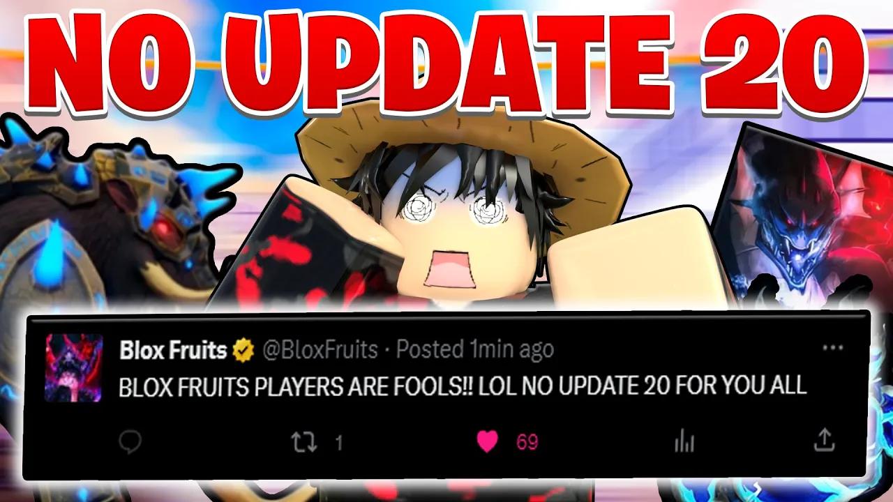 Blox Fruits UPDATE 20 Is NOT RELEASING... thumbnail