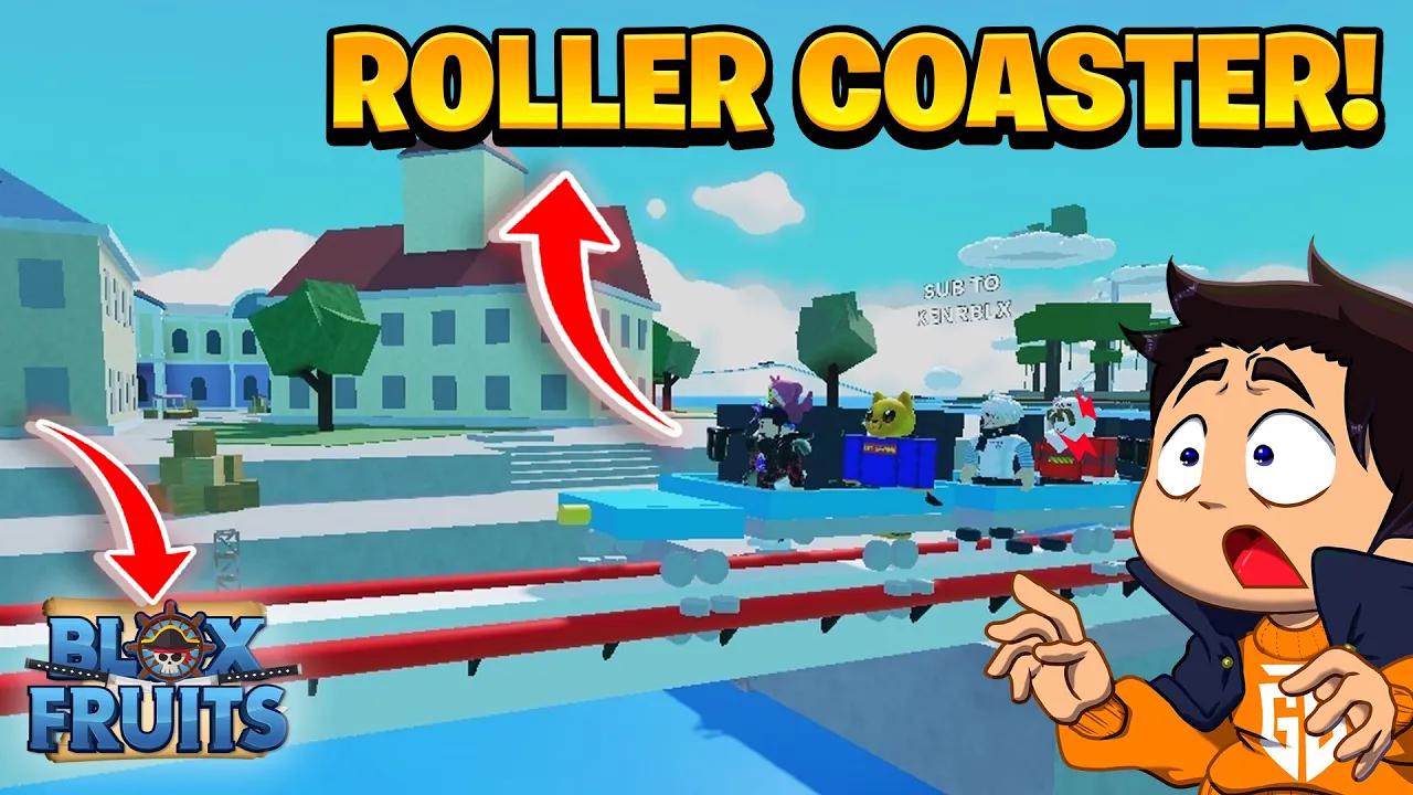 I Built Roller Coaster In Blox Fruits thumbnail