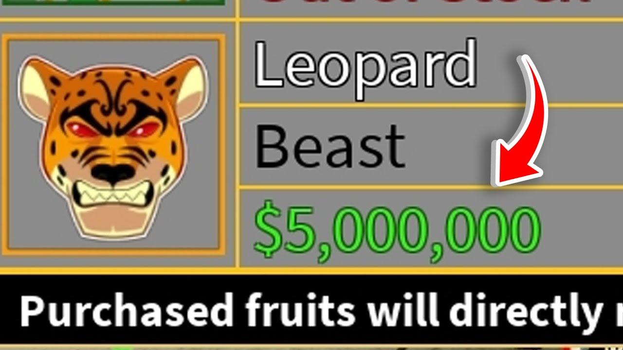 LEOPARD IS BACK IN STOCK - BLOX FRUITS thumbnail