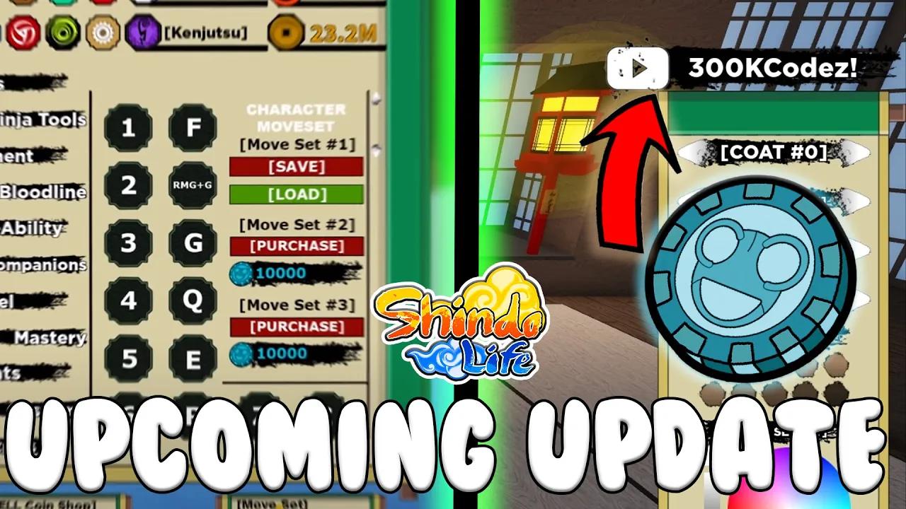 Shindo Life Upcoming Update: 300K RellCoins, Save Movesets Feature, FreeCam & More! | Best Update thumbnail