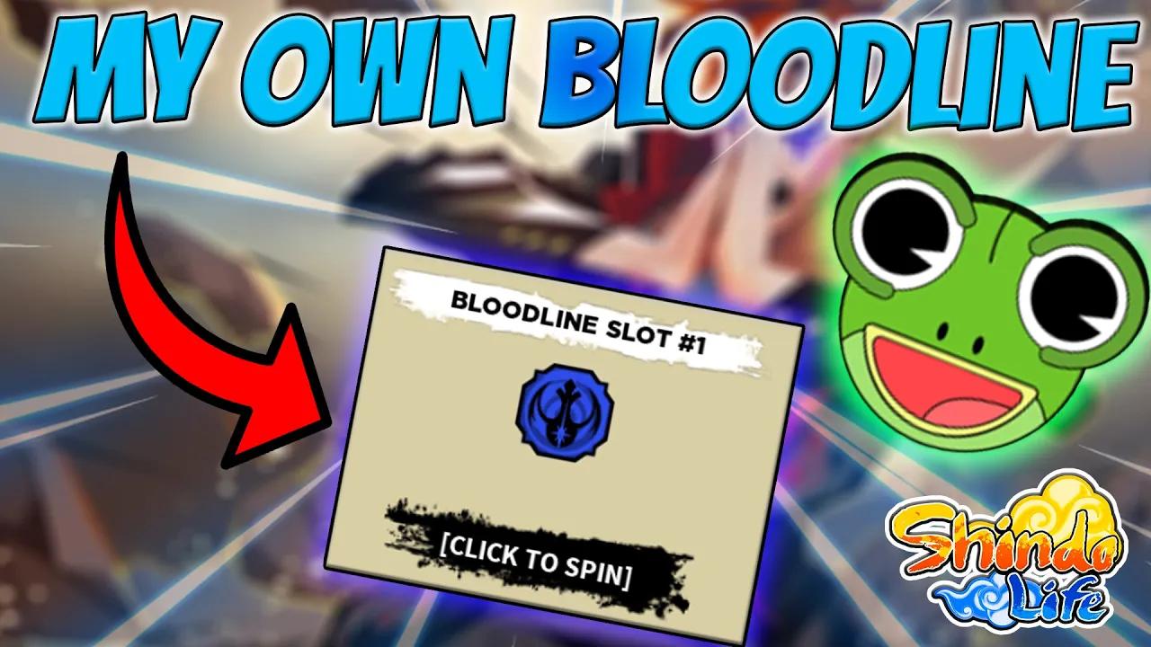 Thank You @RellGames  - My Own Bloodline In Shindo Life thumbnail