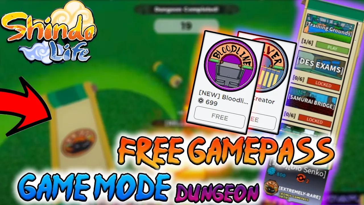 [Codes] Shindo Life Free Gamepasses & Bloodlines Game Mode Fully Explained! Dungeon Game Mode Shindo thumbnail