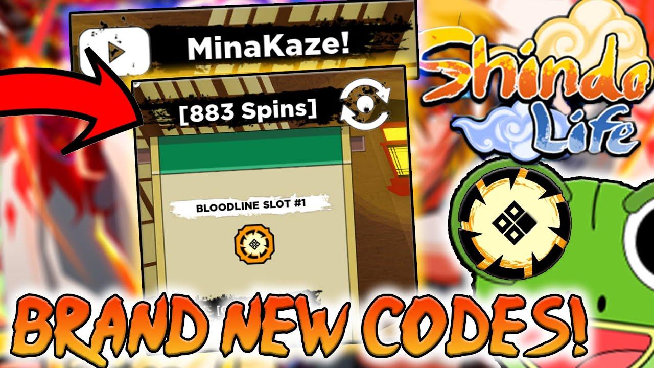 Shindo Life New Spin Code Minakaze Update 2021! [500 Spins] thumbnail