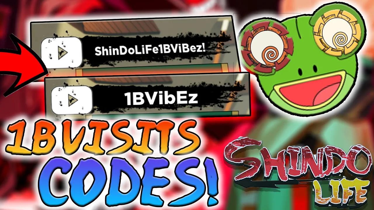 [Codes] Shindo Life 1B Visits Spin Codes! "2" 500 Spin Codes thumbnail