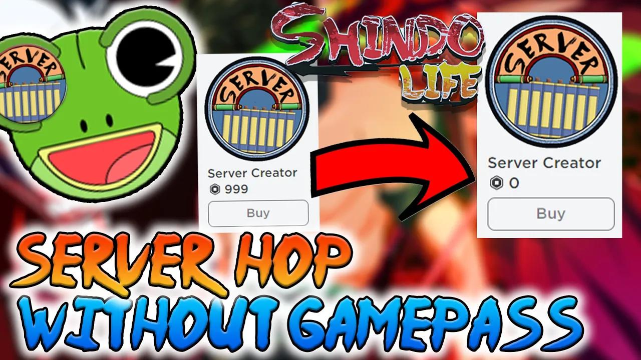 [Codes] How To Hop Servers In Shindo Life Without Server Creator Gamepass *Free Scroll Hopping* thumbnail