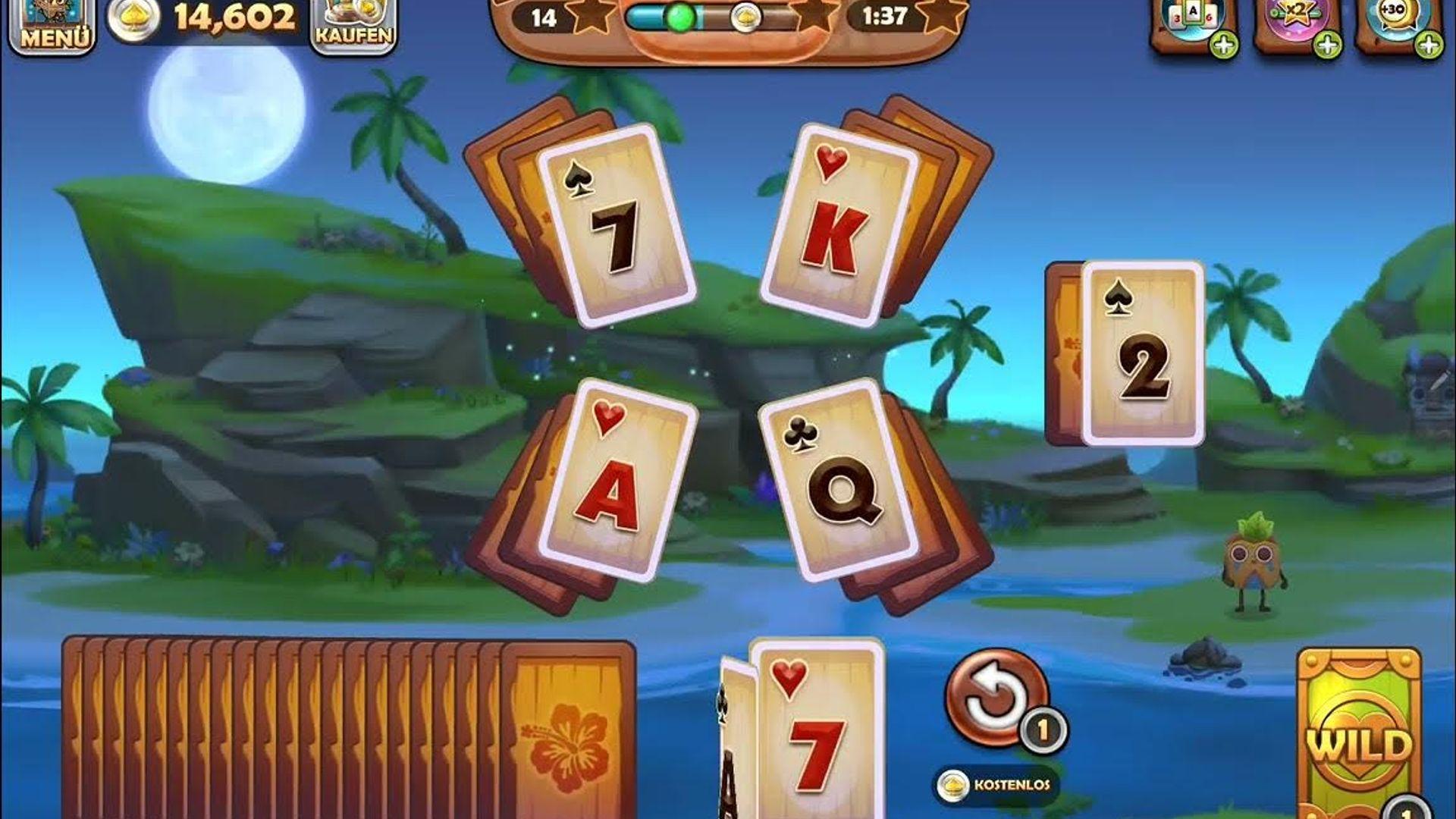 Tiki Solitaire TriPeaks Tri Peaks Levels 7 thumbnail