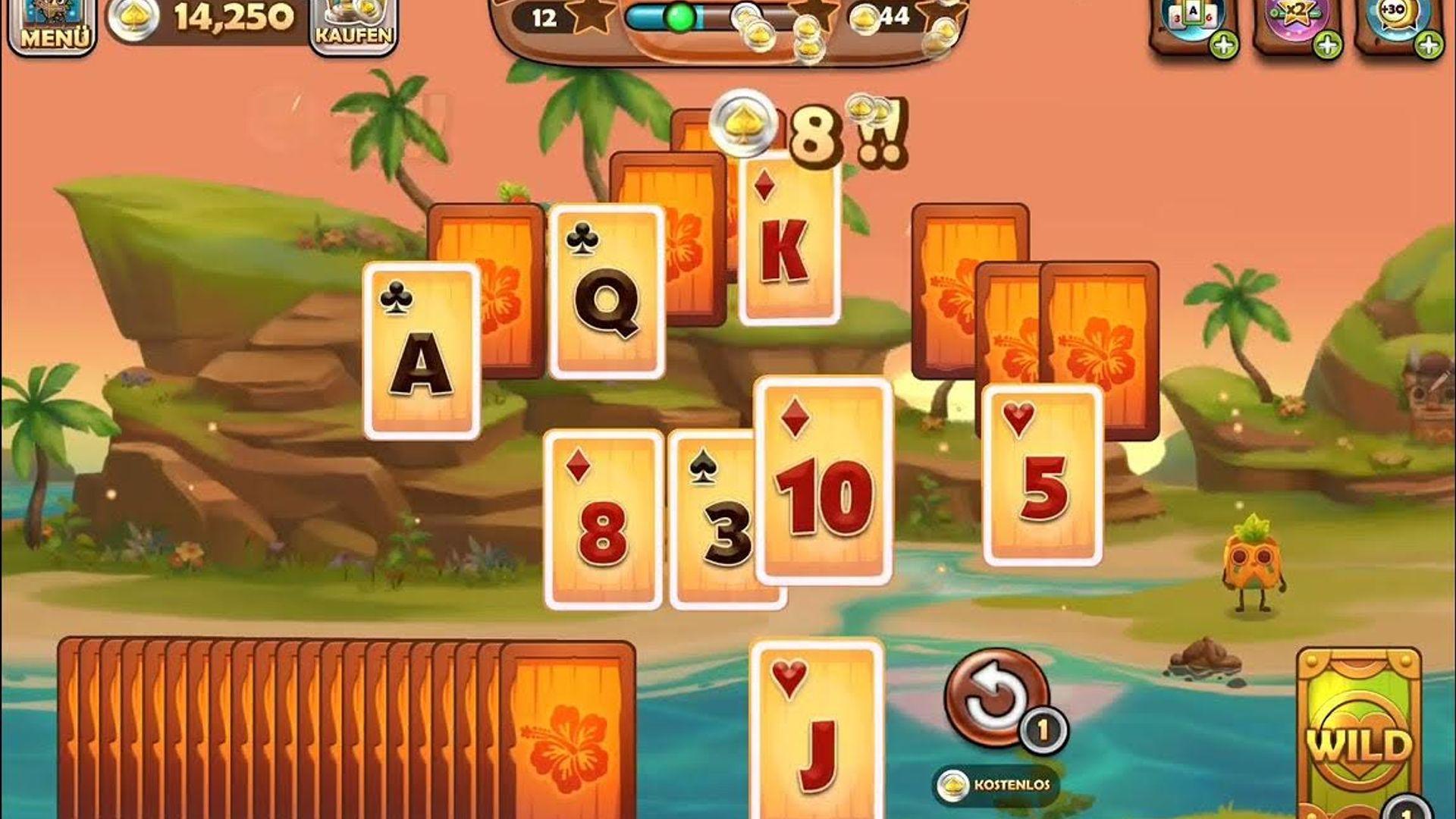 Tiki Solitaire TriPeaks Tri Peaks Levels 5 thumbnail