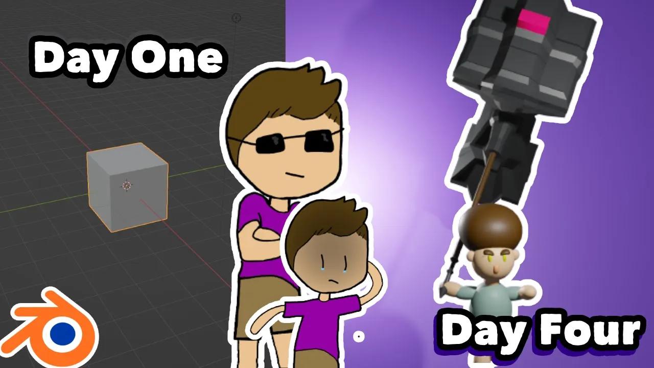 I Learned Blender in Only Four Days thumbnail