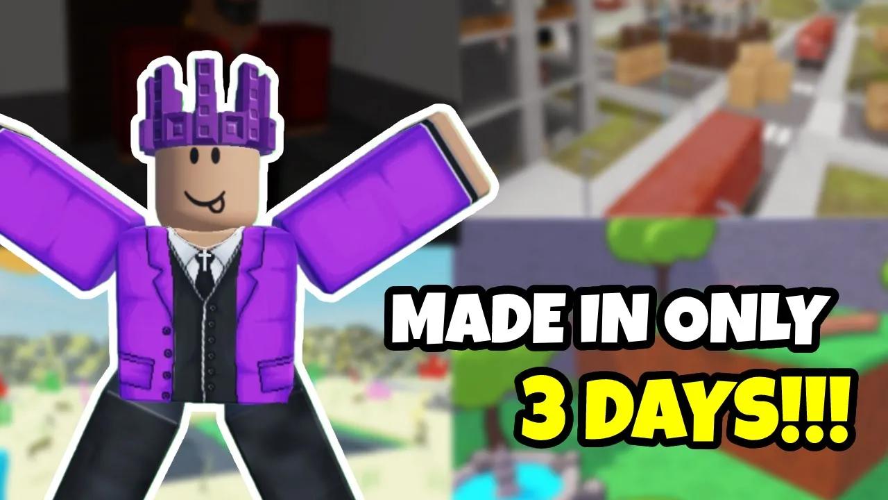 MASSIVE Roblox Game Jam in Three Days!!! (Crazy Results) thumbnail