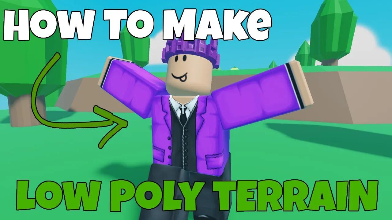 How to make Low Poly Terrain in ROBLOX thumbnail