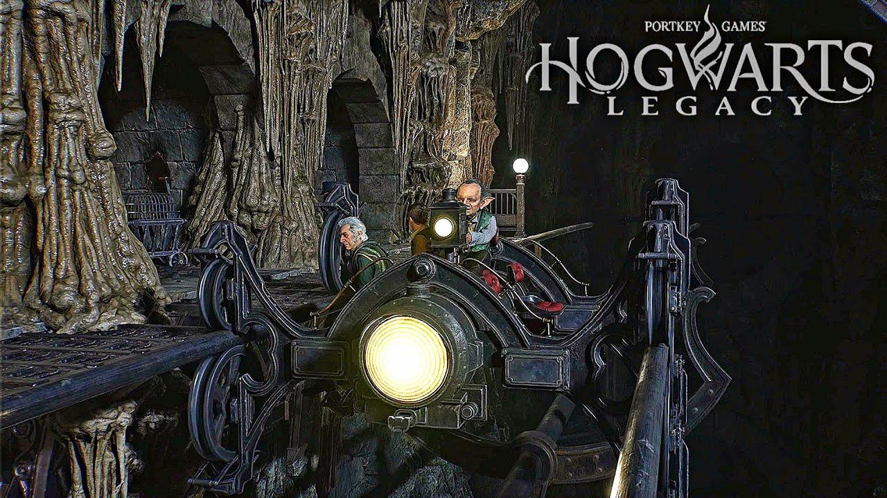 Cart Ride At Gringotts Wizarding Bank | Hogwarts Legacy PS5 Gameplay thumbnail