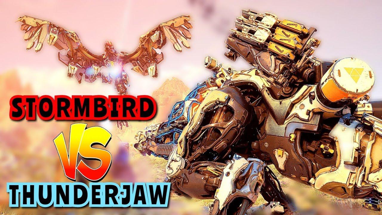 Stormbird vs Thunderjaw Override | Horizon Forbidden West Machine Master thumbnail