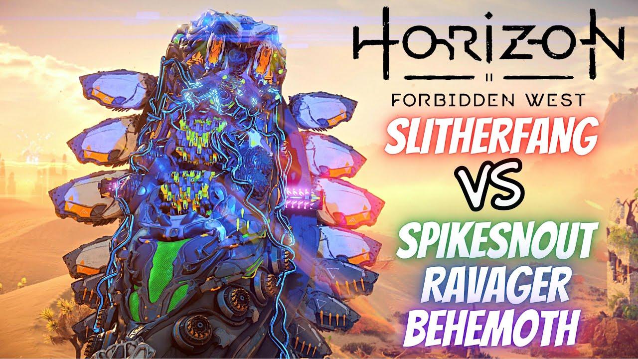 Horizon Forbidden West | Slitherfang Killing Spree - Behemoth/Apex Ravager/Spikesnout thumbnail