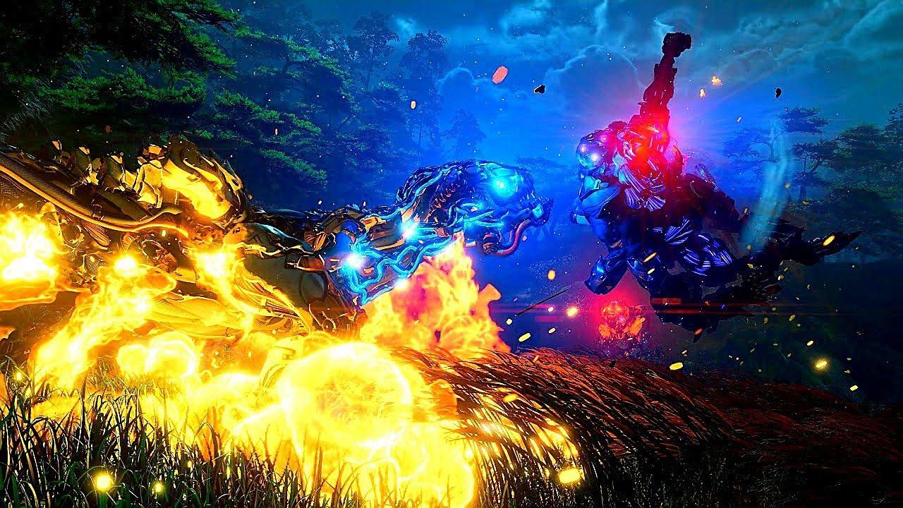 Horizon Forbidden West | Apex Fire Clamberjaw VS Fire Clawstrider - Machine Master Gameplay thumbnail