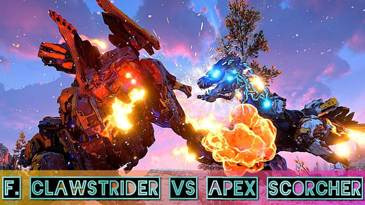 Horizon Forbidden West | Apex Scorcher VS Fire Clawstrider - Machine Master Gameplay thumbnail