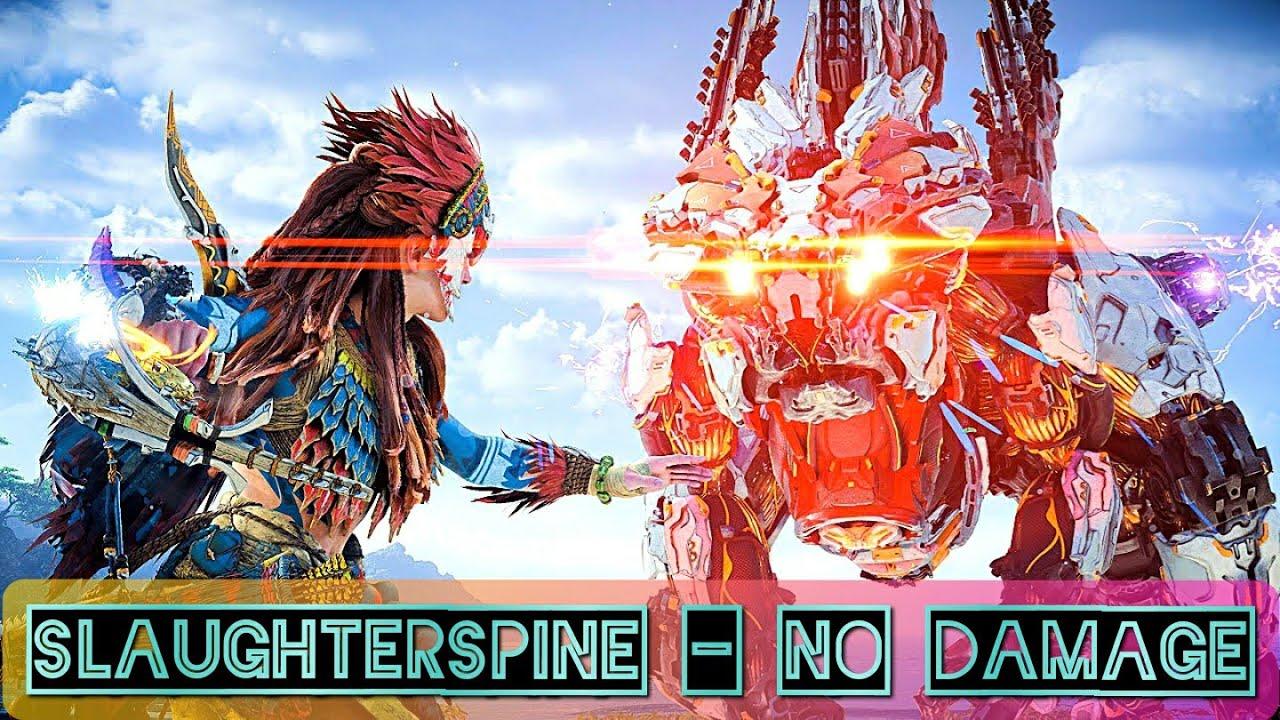 SLAUGHTERSPINE NO DAMAGE FIGHT | Mastering Horizon Forbidden West Combat (PS5) thumbnail