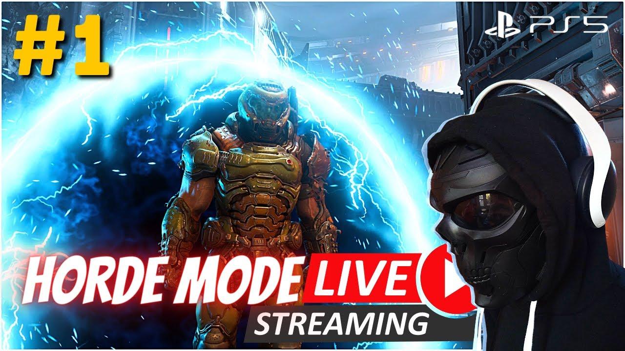 DOOM Eternal Horde Mode Livestream || 1 Year Channel Anniversary || PS5 thumbnail