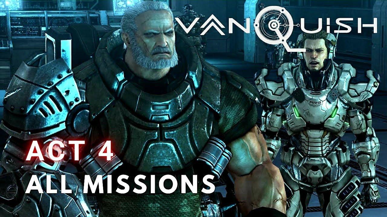 Vanquish Gameplay Walkthrough - Act 4 - (ALL MISSIONS) PC thumbnail