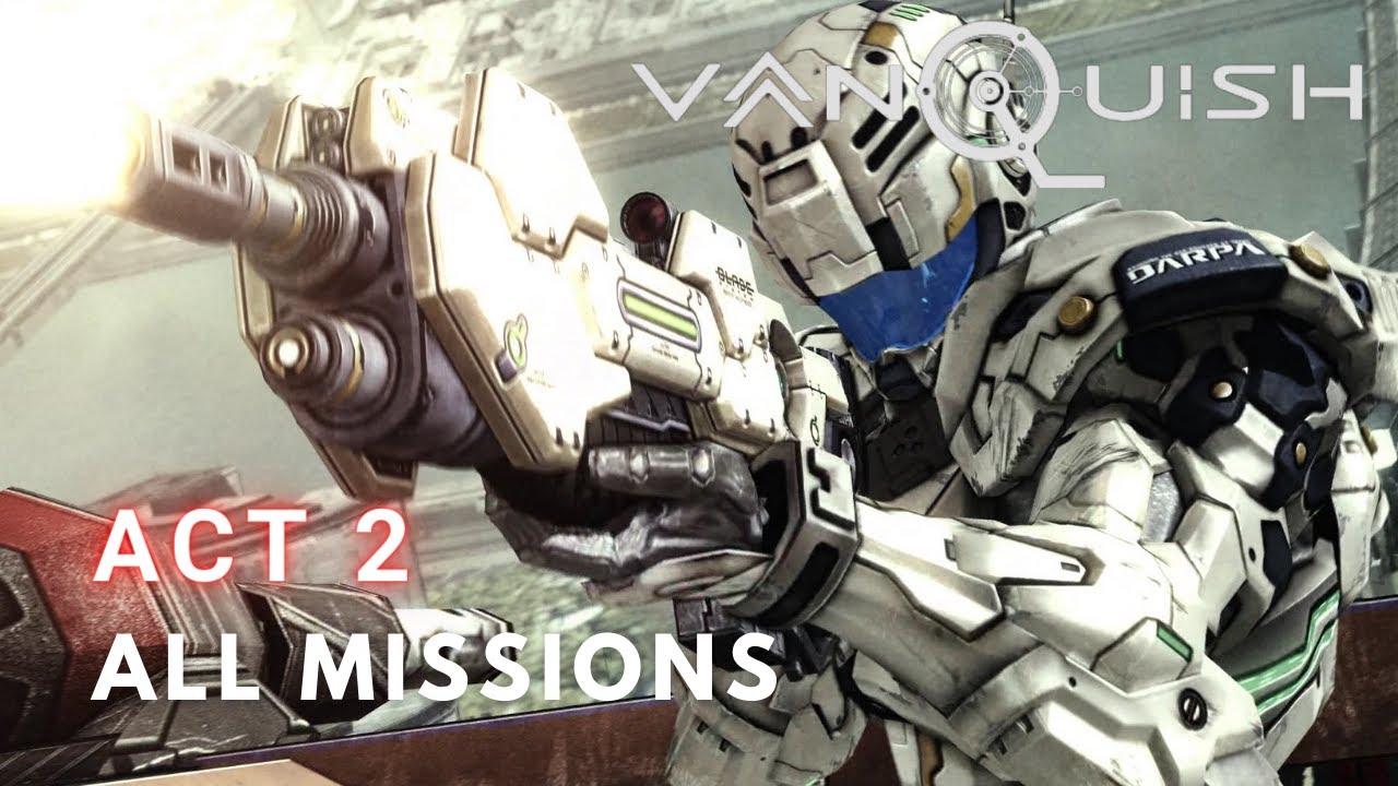 Vanquish Gameplay Walkthrough - Act 2 - (ALL MISSIONS) PC thumbnail