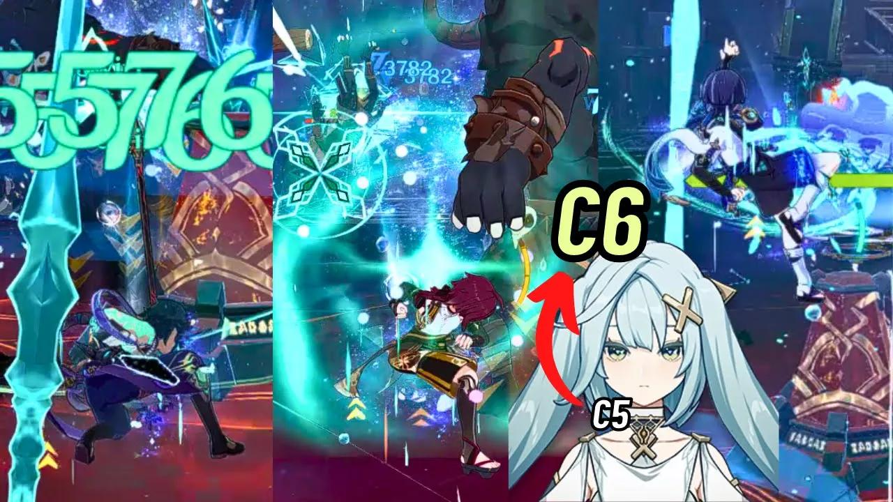 Is C6 Faruzan WORTH going for? (Anemo DPS DMG Comparison) thumbnail