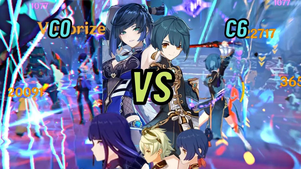 C0 Yelan VS C6 Xingqiu! (F2P Raiden National) thumbnail