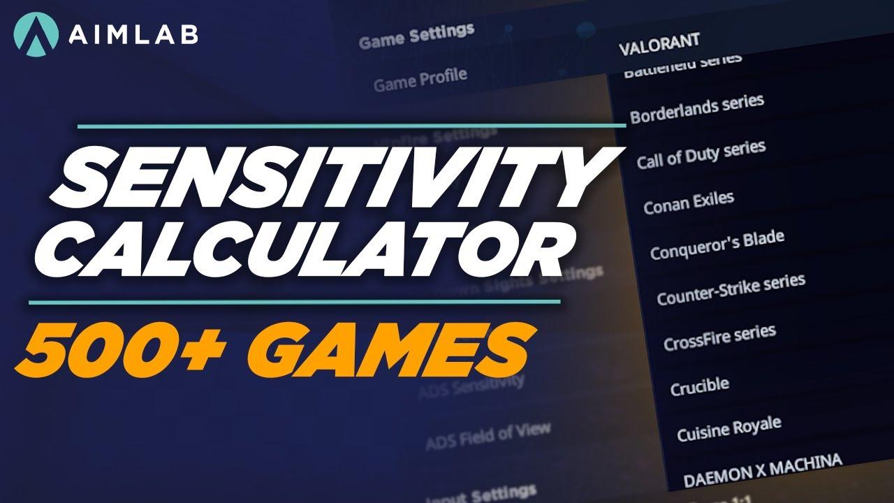 How to convert your sensitivity to any game in Aim Lab | 500+ Games thumbnail