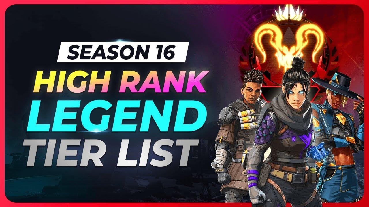 BEST LEGENDS TIER LIST - HIGH RANK EDITION (Apex Legends Season 16) thumbnail