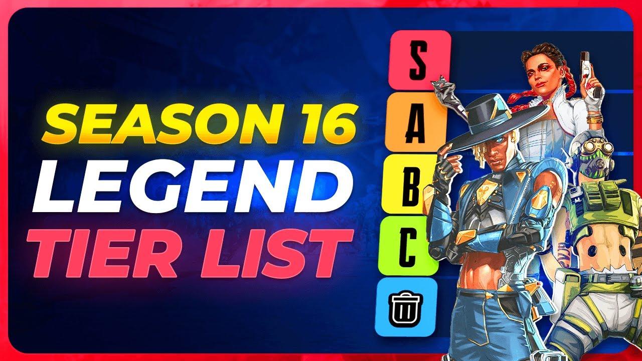 BEST LEGENDS TIER LIST (Apex Legends Season 16) thumbnail