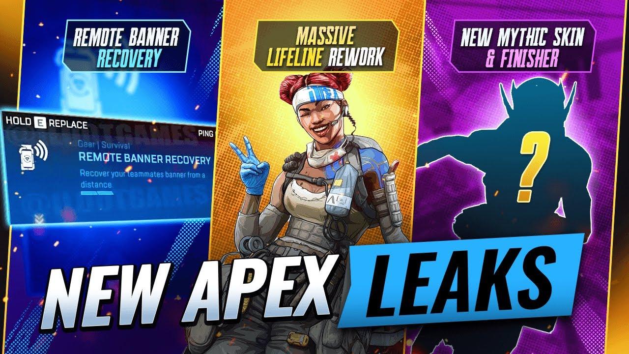 NEW LEAKS! LIFELINE REWORK - NEW MYTHIC SKIN - REMOTE BANNER RECOVERY (Apex Legends) thumbnail