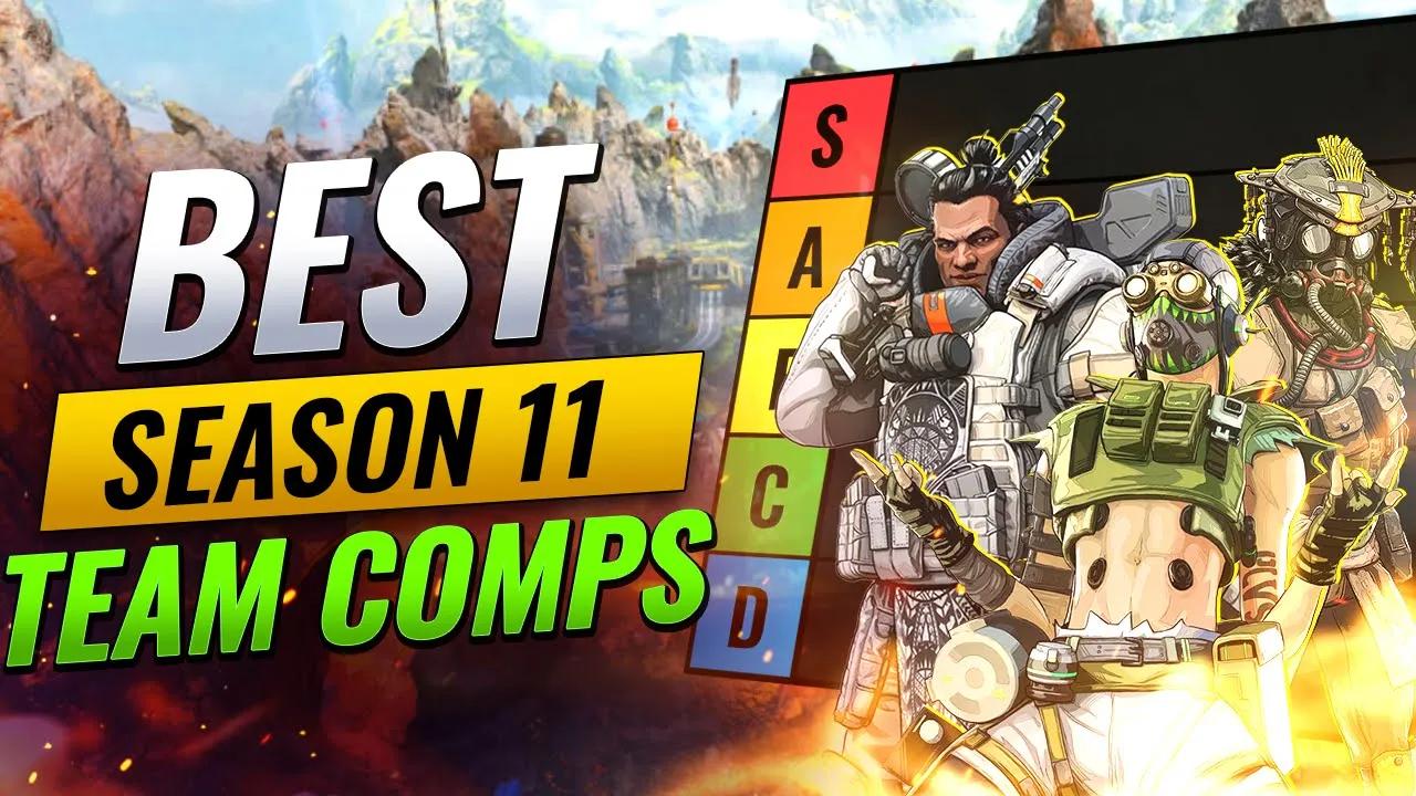 MUST TRY TEAM COMPS FOR SEASON 11! (Apex Legends Tier List Team Comps for Ranked, Pubs & Arena) thumbnail