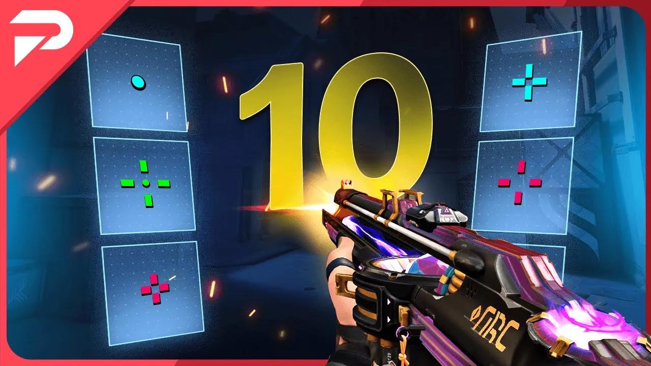 These 10 Crosshairs Are Like Cheats Without Cheats - VALORANT thumbnail