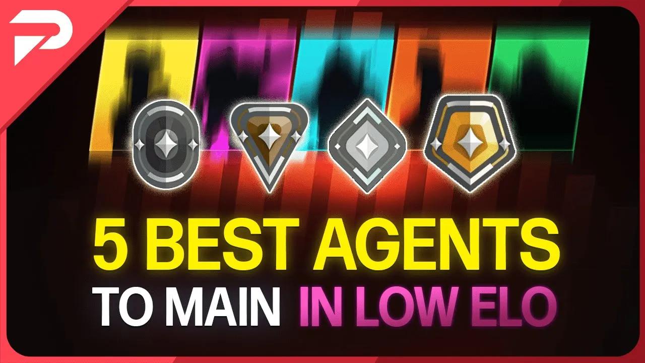 5 BEST Agents To Main In Low ELO! (2023) thumbnail