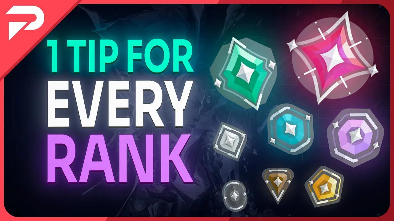 1 MUST KNOW Tip To Climb Each Rank! - VALORANT thumbnail