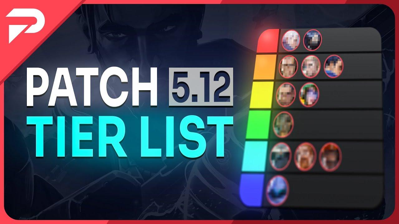 NEW UPDATE: BEST Agents Tier List! - Valorant Patch 5.12 thumbnail