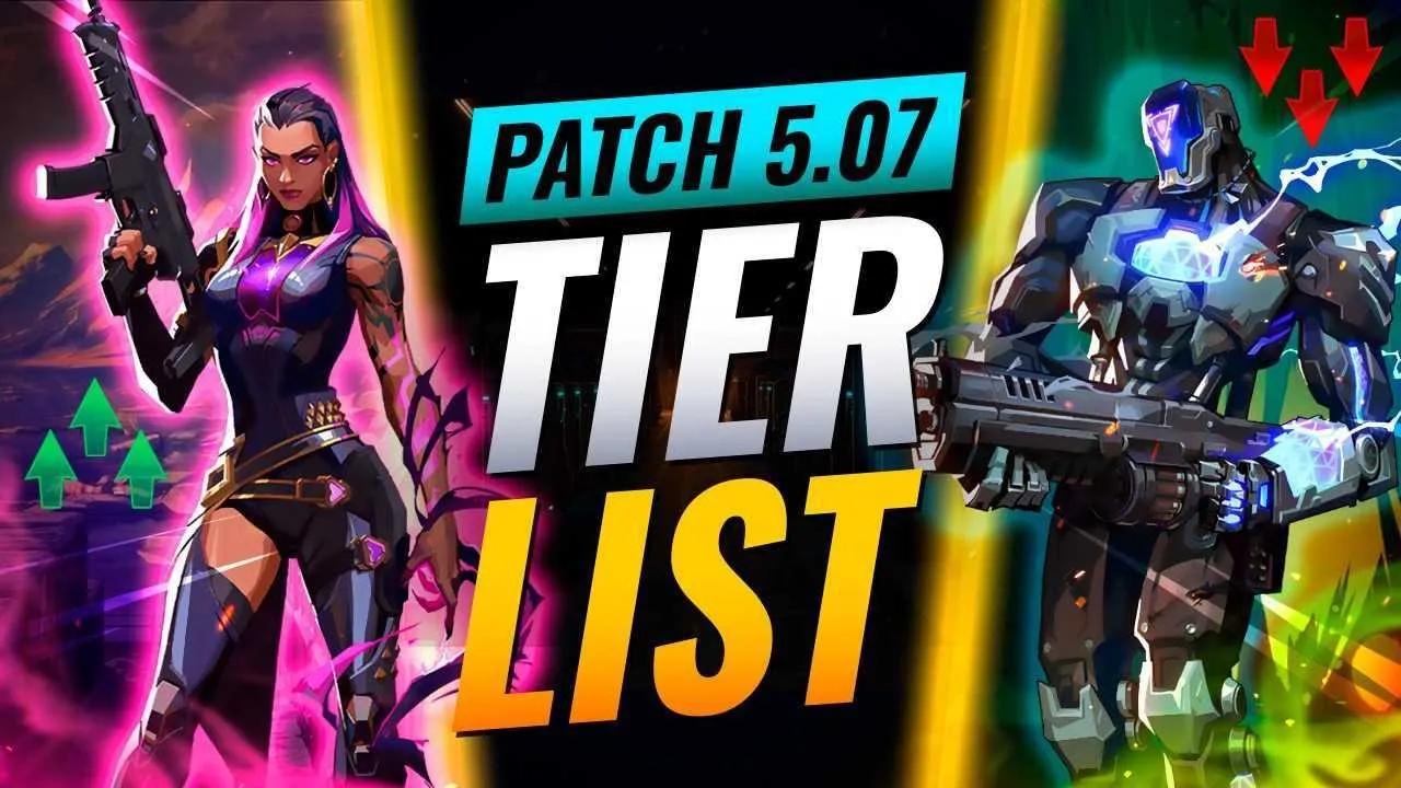 NEW UPDATE: BEST Agents Tier List! - Valorant Patch 5.07 thumbnail