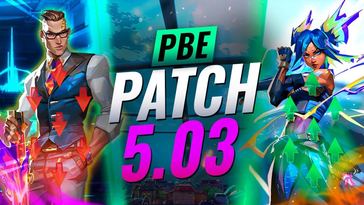 NEW UPDATE: CHAMBER IS FINALLY NERFED! - Valorant Patch 5.03 PBE thumbnail