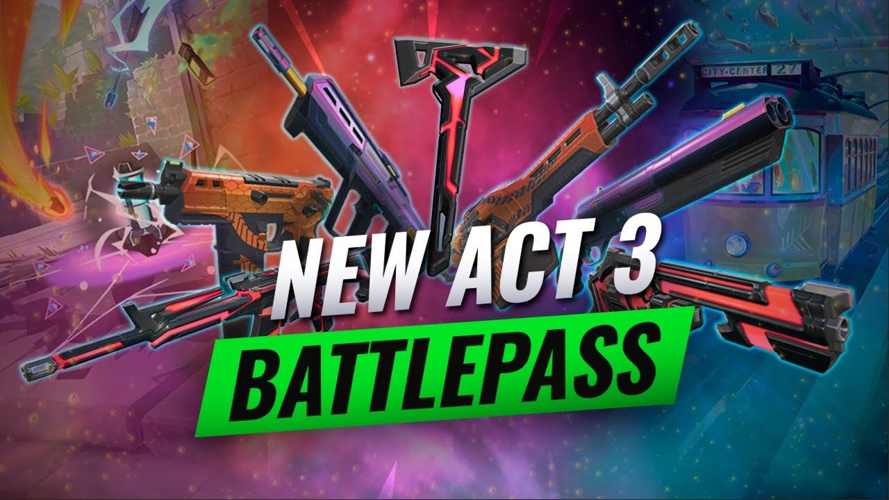 NEW ACT 3 BATTLE PASS IS AWESOME! - Valorant Skin Breakdown thumbnail