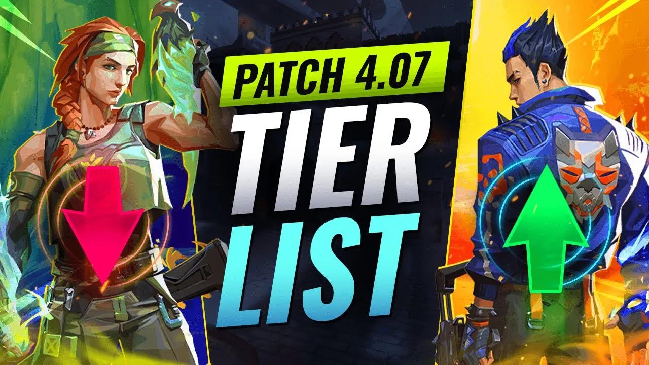 NEW UPDATE: BEST Agents Tier List! - Valorant Patch 4.07 thumbnail